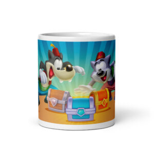 Toon Blast Cooper Cat & Wally Wolf Mug