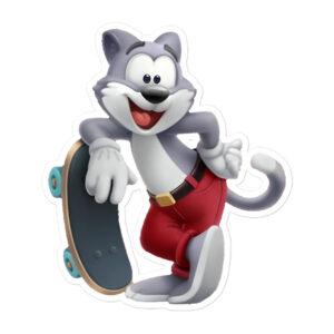 Toon Blast Cooper Cat Sticker